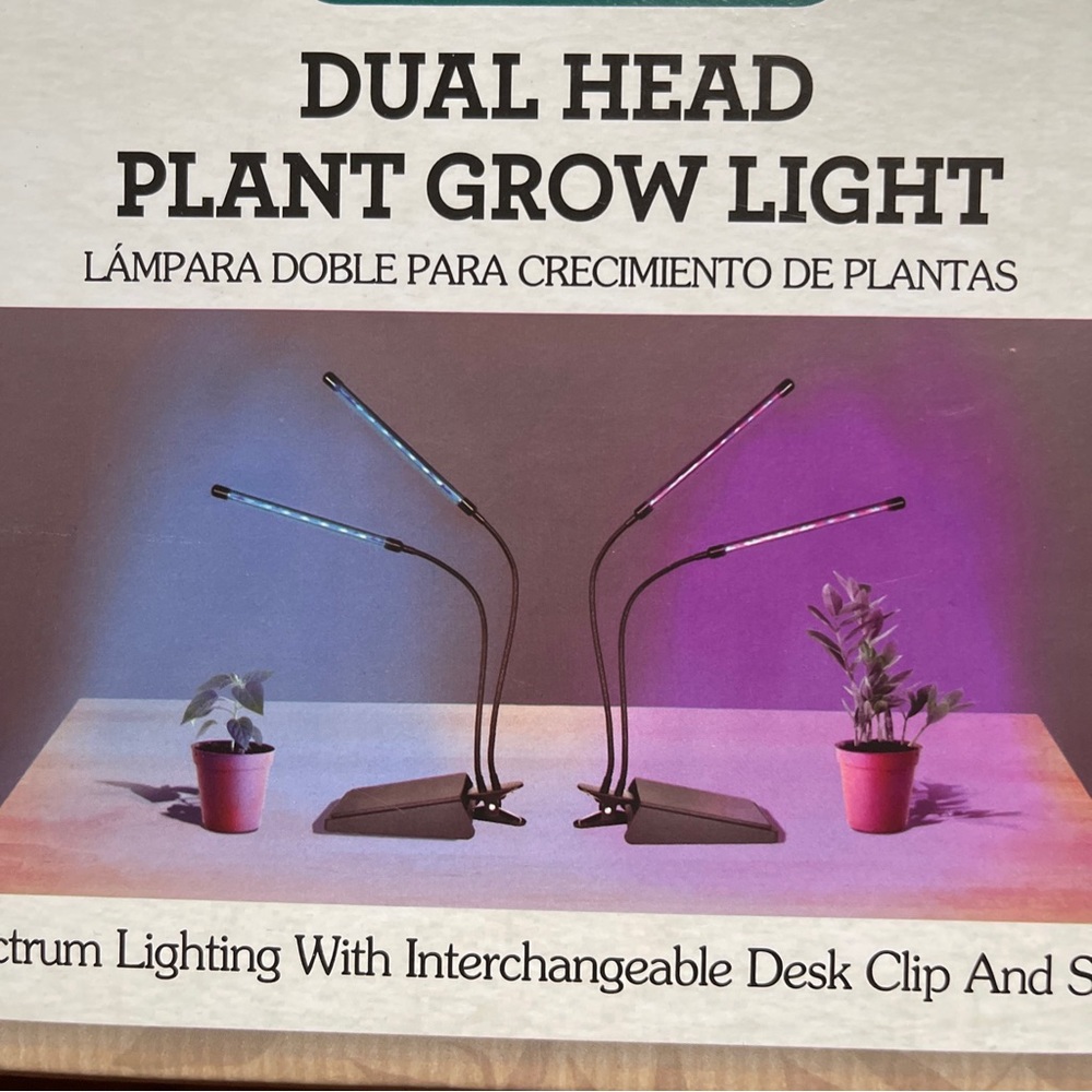 NEW LED Grow Lights Indoor Plants Dual Head Plant Growing Lamp Light
